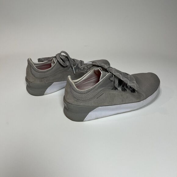 SOREL Women's Out N About Waterproof Sneakers Gray Hiking Shoes Size 9 US - Picture 4 of 6